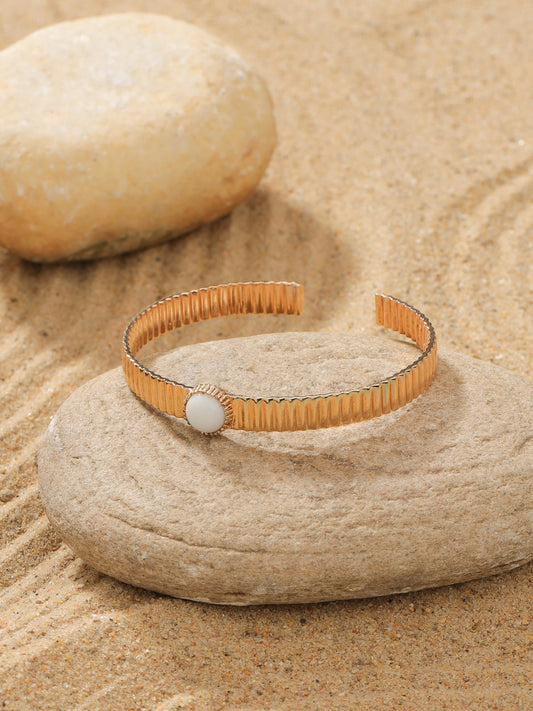 Marble Fluted Bracelet