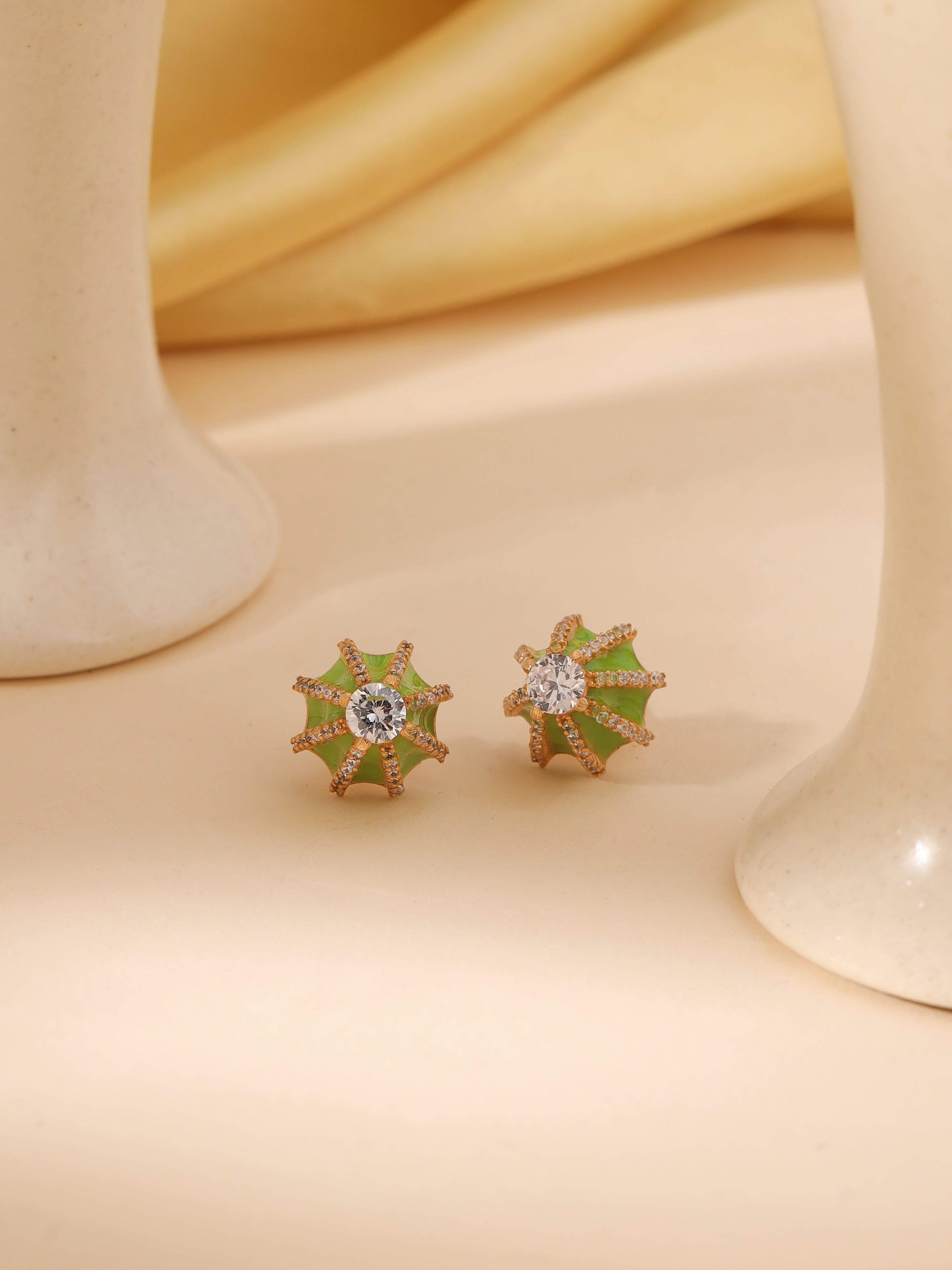 Poppy Enamel Studs Poppy Enamel Studs