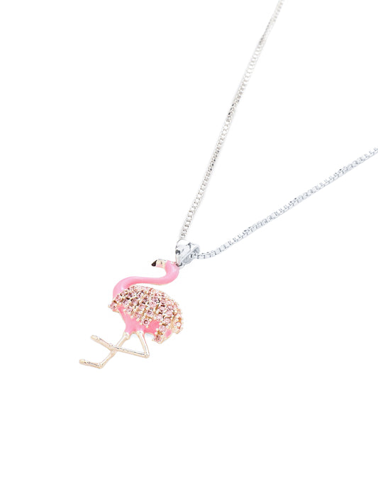 Flamingo Sparkle Pendant