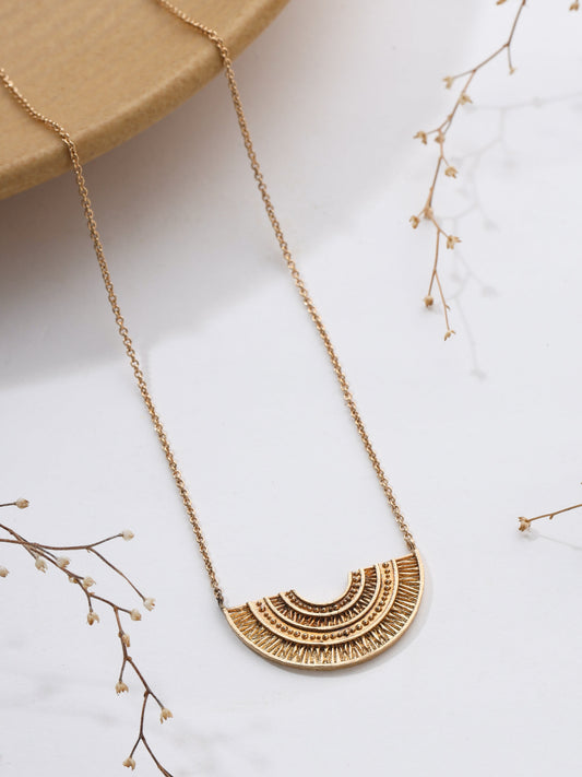 Golden Orbit Pendant