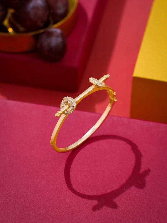 Golden Knot Bangle