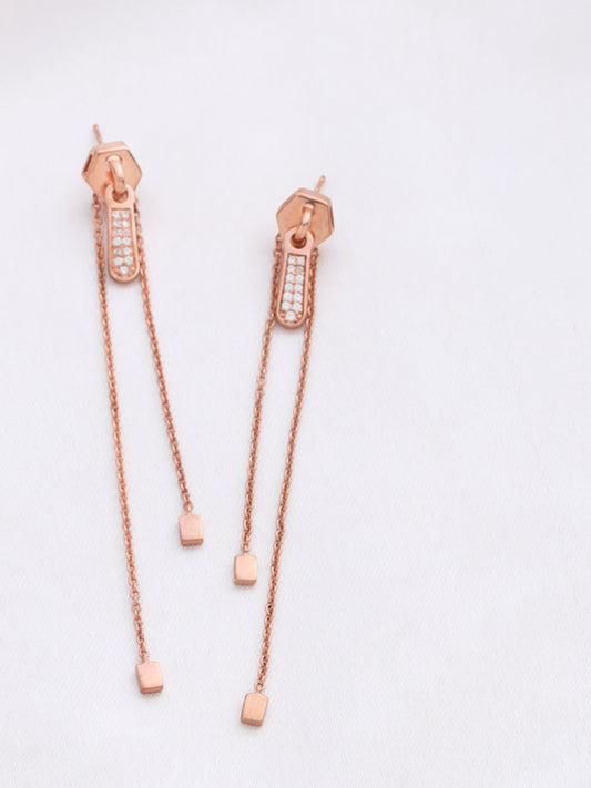 Open Zip Earrings