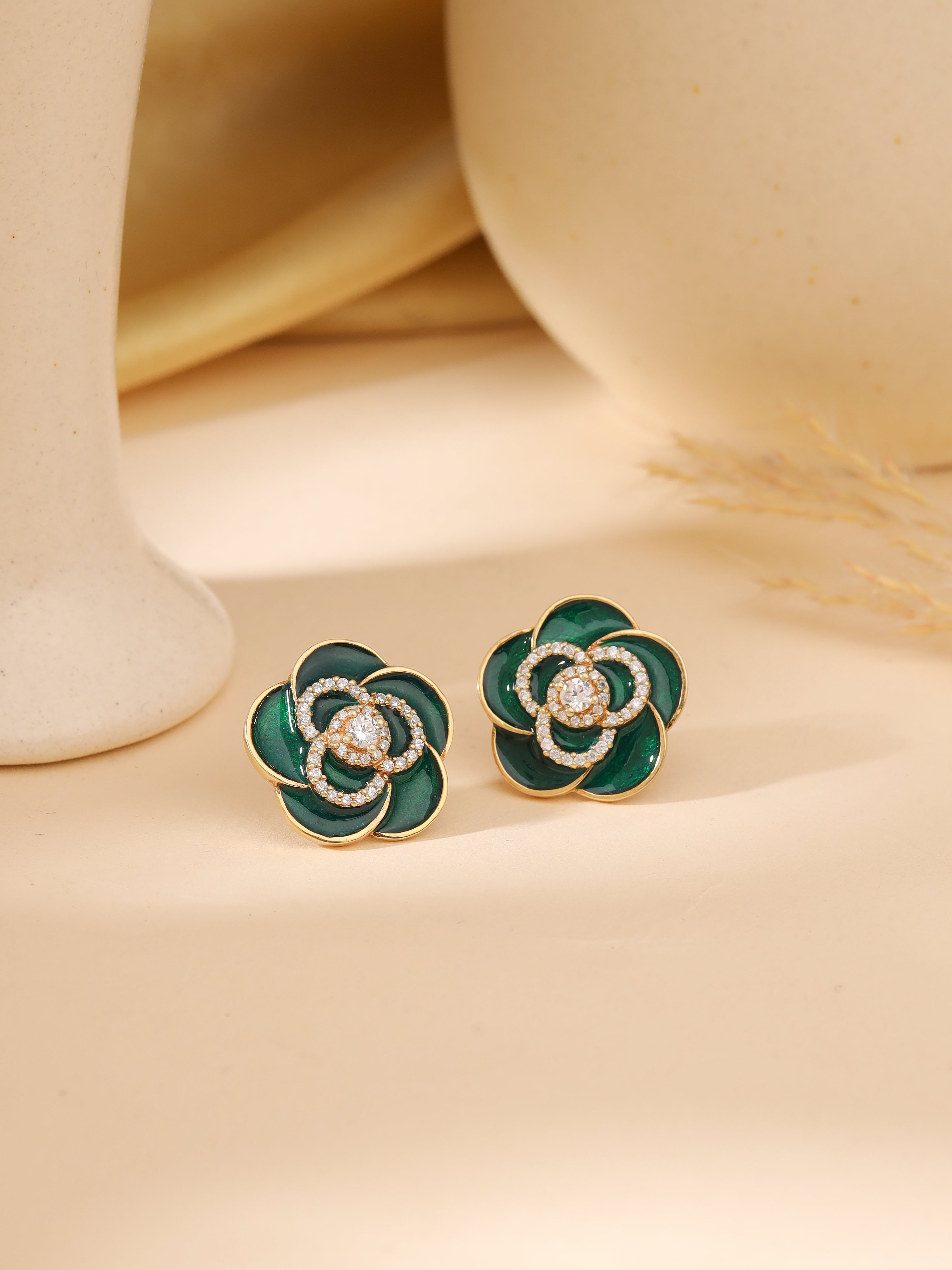 Fiesta Floral Studs