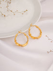 Dainty Golden Hoops