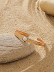 Marble Fluted Bracelet