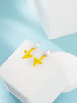 Minus 4 Enamel Earrings