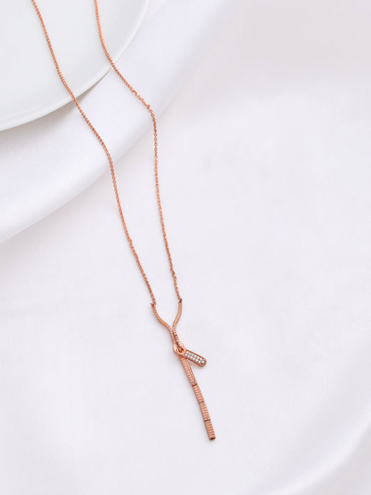 Open Zip Pendant