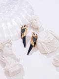 Midnight owl earrings